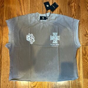 Darc sport cut sleeve tank size medium brown new with tags